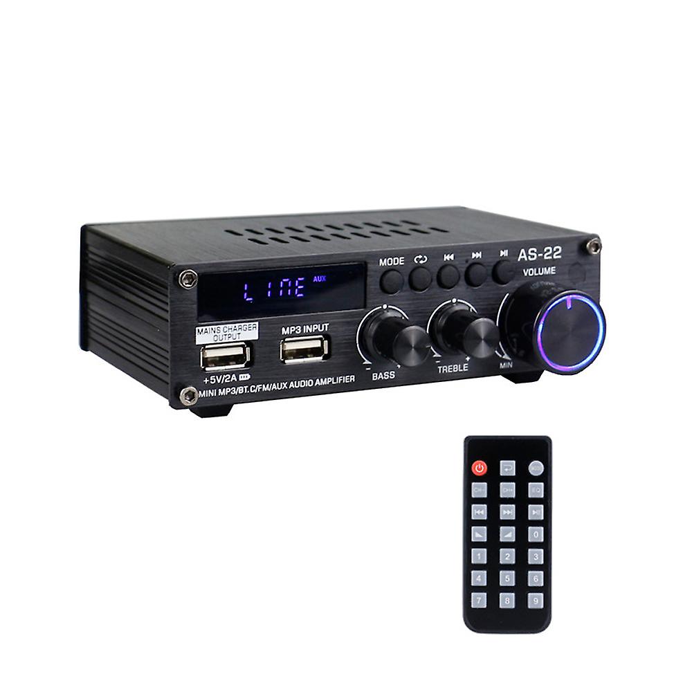 As-22 12volt Compact Size Audio Power Amplifier Portable Sound Amplifier