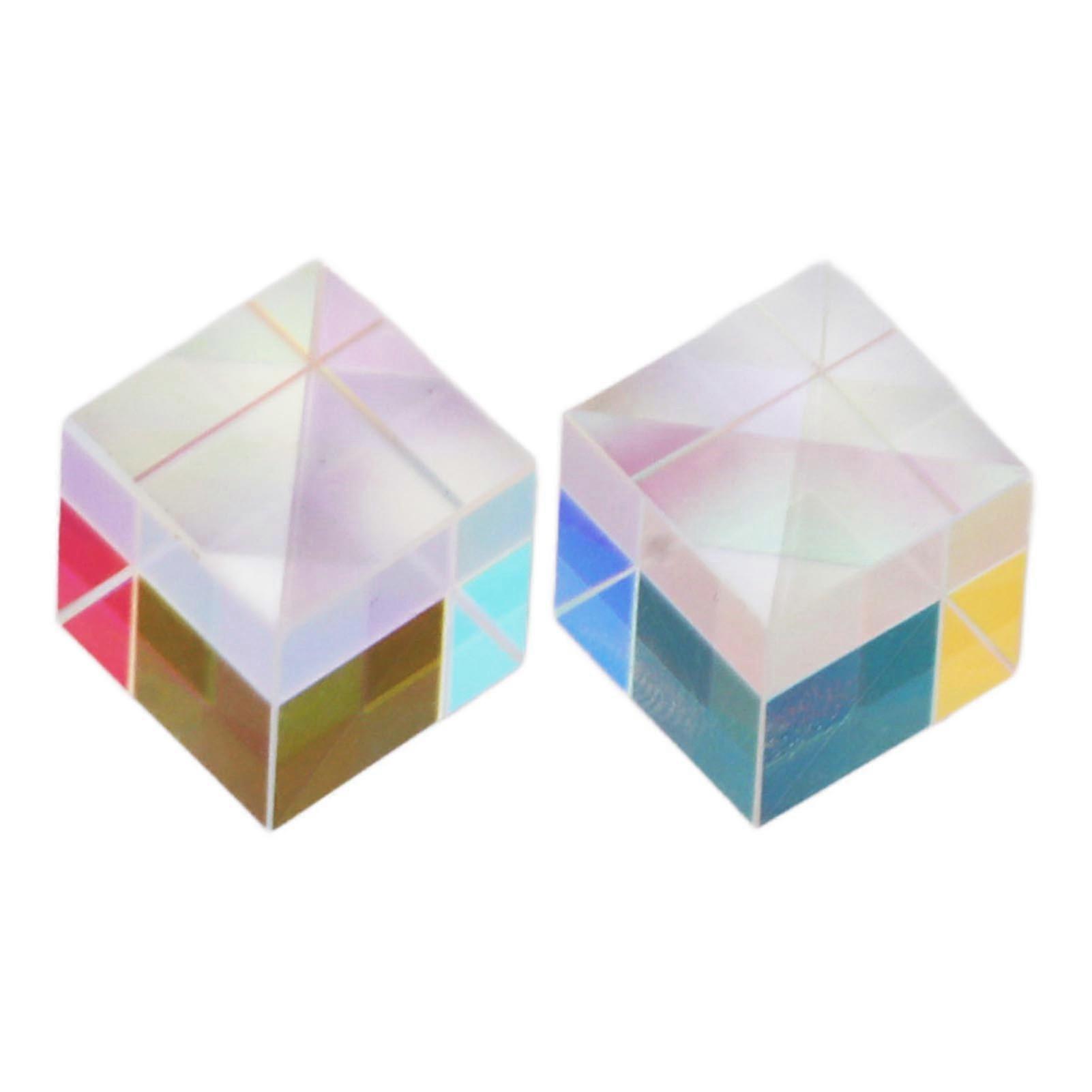 Pack Mini Optical Glass Prisms, Fantastic Refraction Smoothing, RGB Dispersion Educational Prisms for Photography Teaching