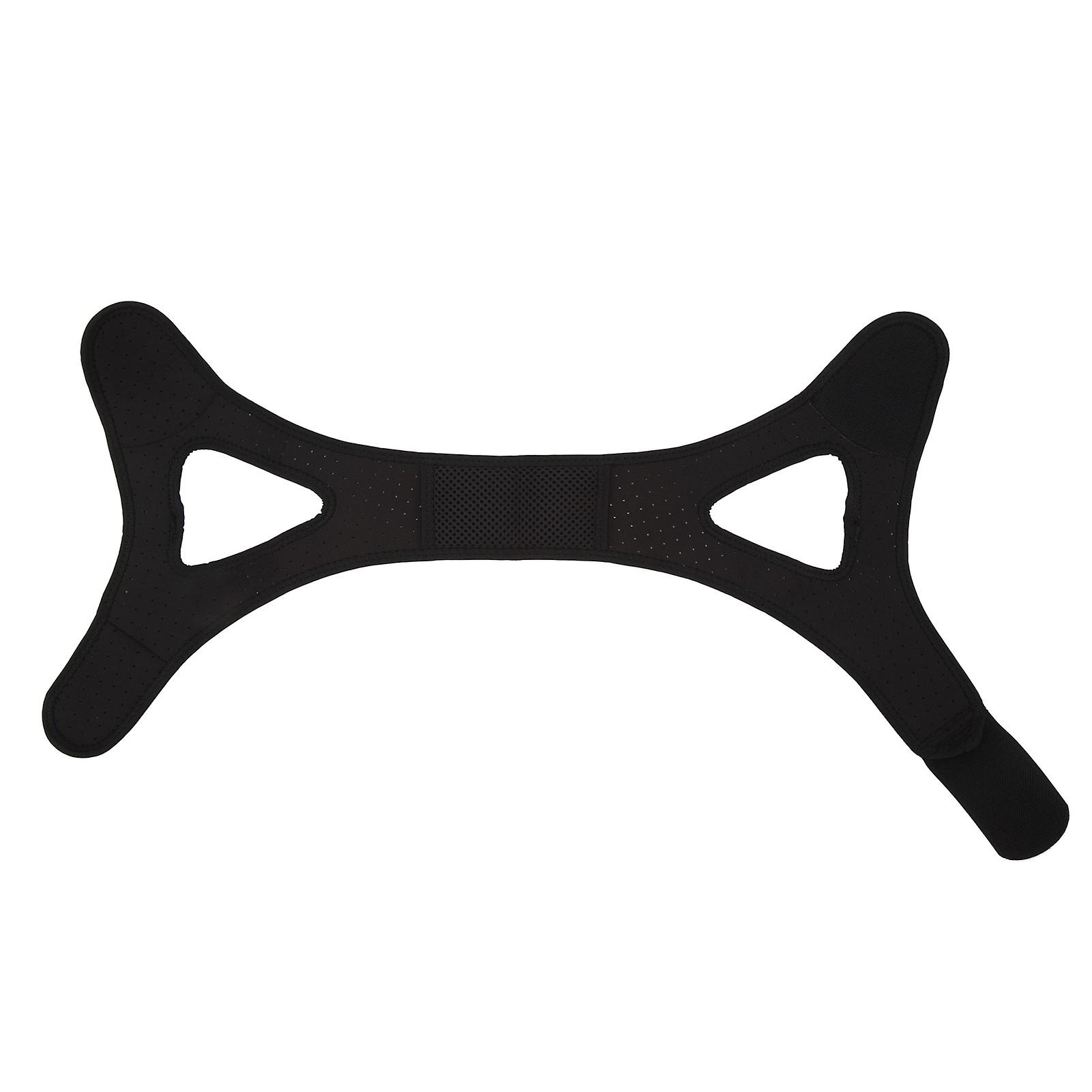 Anti-snoring chin strap, keeps mouth closed while sleeping. SBR anti-snoring solution for men and women.
