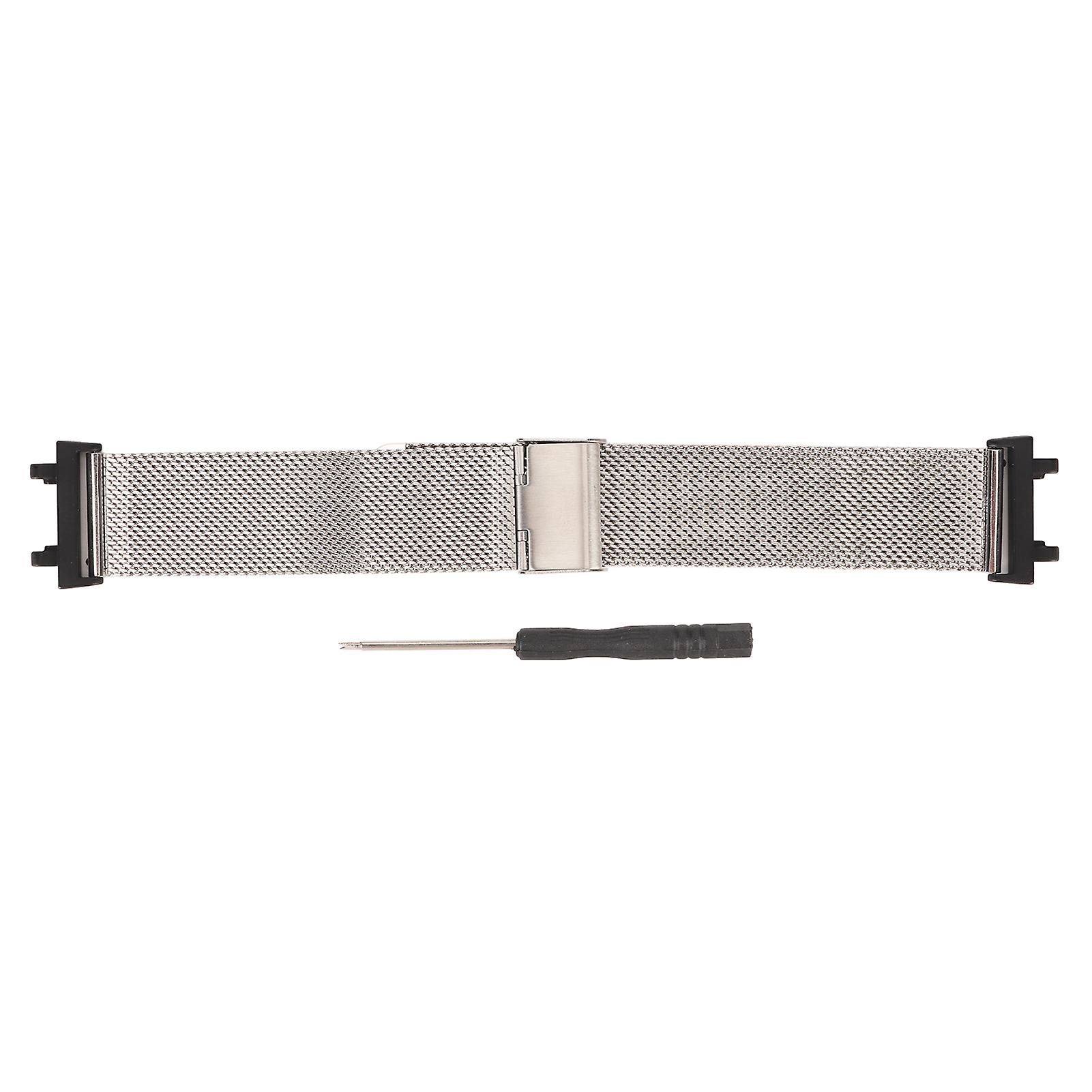 Mesh Watch Strap Stainless Steel Adjustable Compatible Watch Replacement Strap for T Rex 2