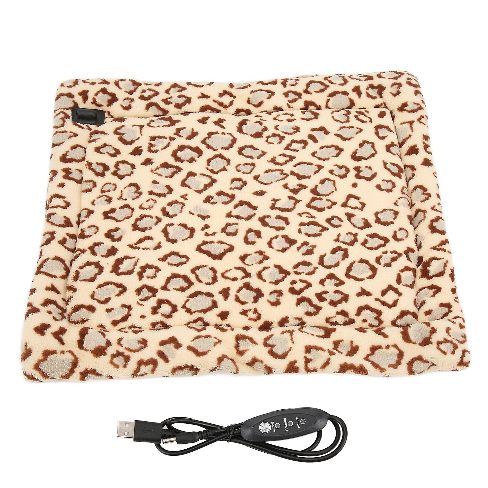 Pet Heating Pad Foldable Washable Adjustable USB Electric Blankets for Indoor Pets