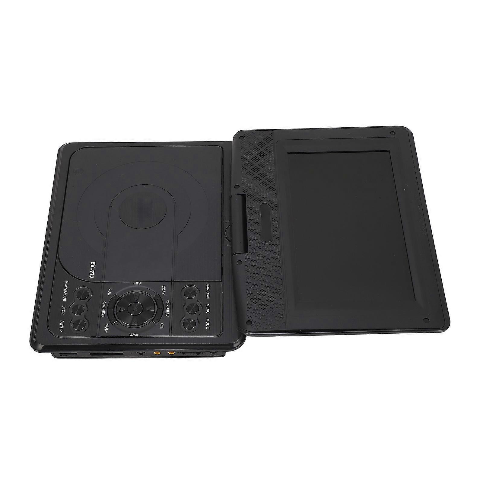 7in 1080P Portable DVD Player HD Swivel Screen USB Memory Support