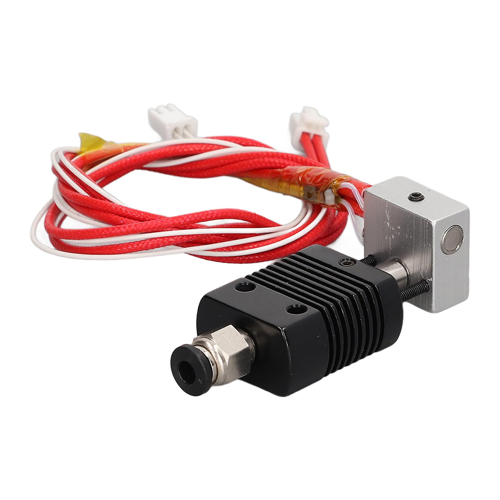 Hotend Printer Extruder 3D Printer Extruder Hotend Direct Drive Extruder Heating End with 100K Ohm Temperature Thermistor 24V 30W