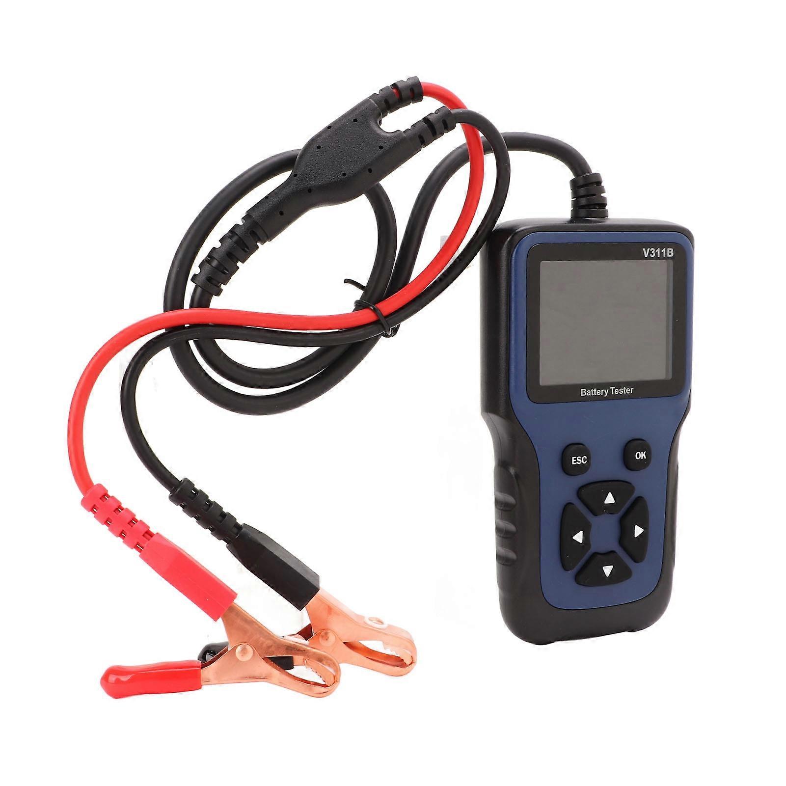 V311B 12V Car Battery Tester 100‑2000CCA Charging Circuit Load Tester Load Detector Diagnostic Tool for Car SUV Boat Motorcycle
