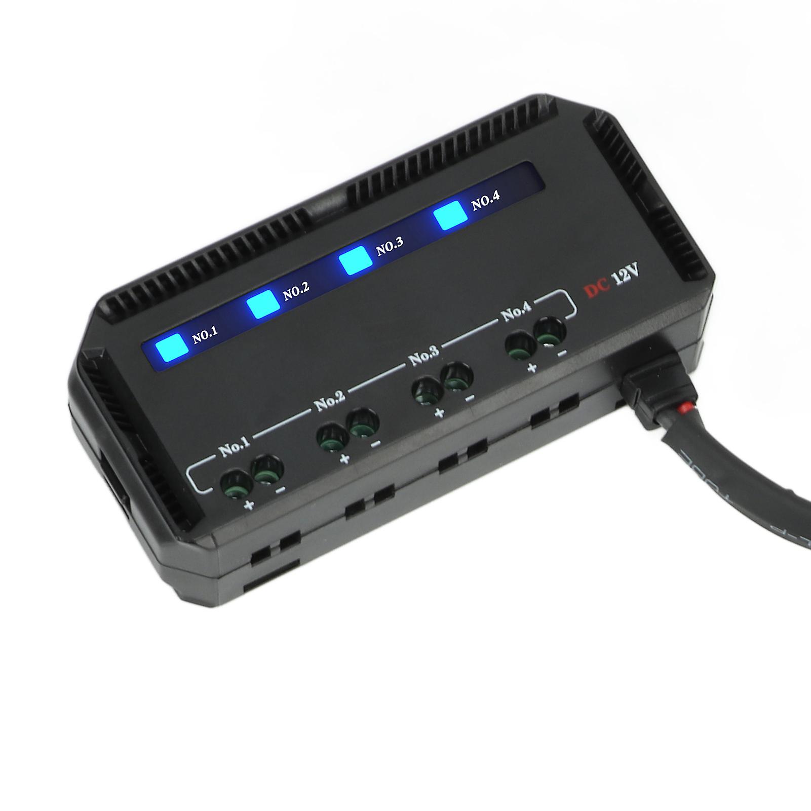 4 Way Fuse and Relay Box Quick Wiring 12V 20A with LED Indicator for Motorcycle Car Truck RV EV 