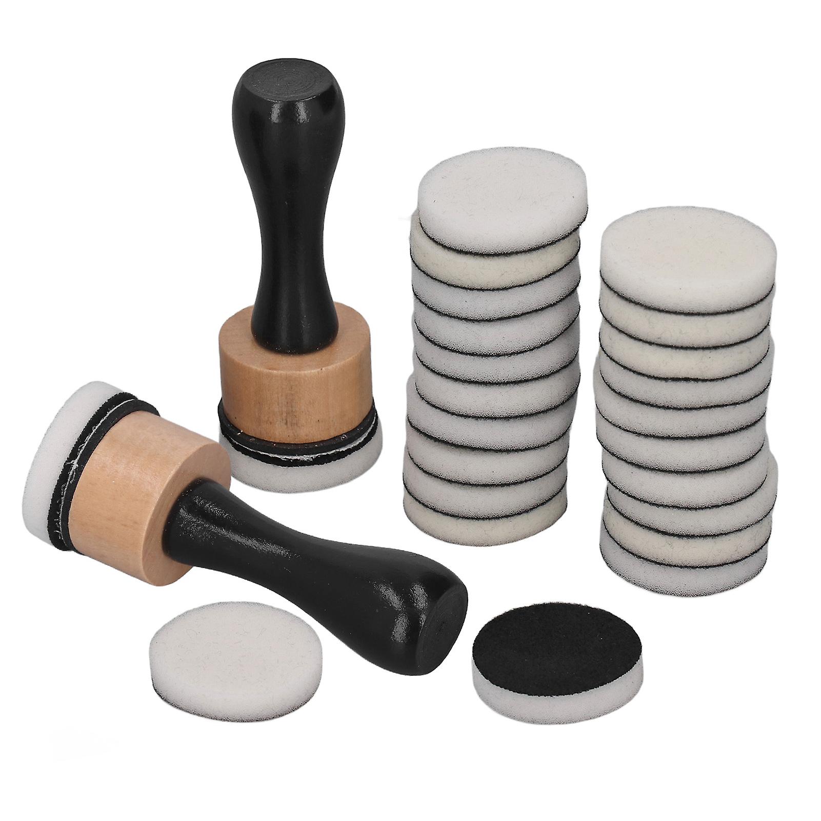 Ink Blending Tool Ink Paints Mixing Blending Tool with 24 Replacement Foam Pads for Scrapbooking Craft Rubber Stamping 