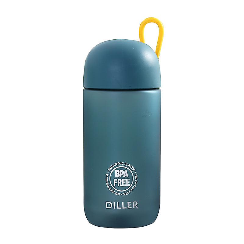 Kids Water Drinking Bottle Cute For Child Simple Frosted Plastic Outdoor Sports Portable Drop-resistant