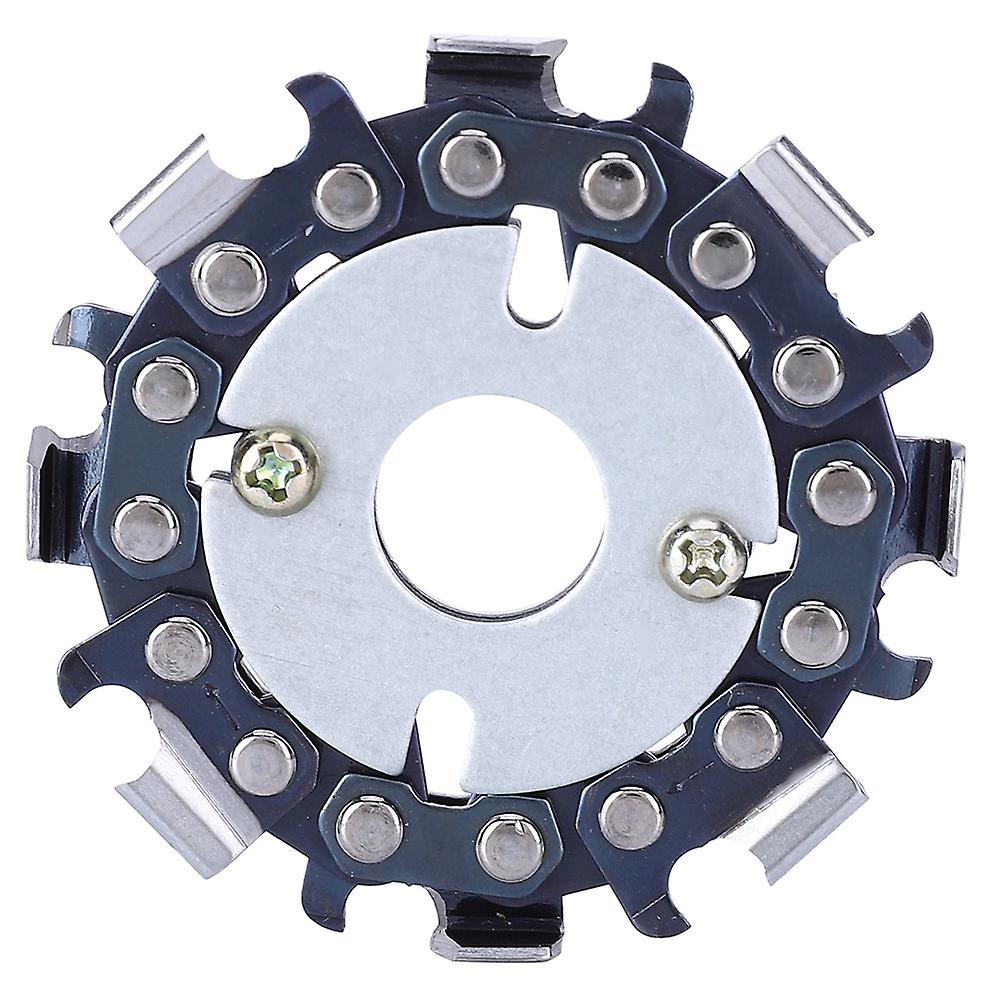 2.5 بوصة 8 أسنان زاوية طاحونة سلسلة القرص ، قرص بالمنشار ، زاوية طاحونة سلسلة القرص الخشب نحت القرص النجارة الملحقات L67U7