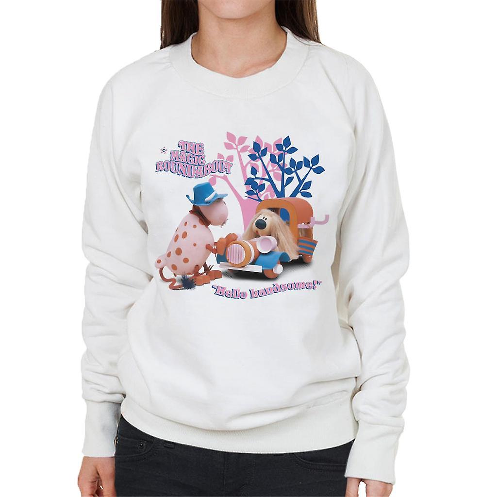 Kouzelný kruhový objezd Ermintrude & Dougal Hello Handsome Women's Sweatshirt