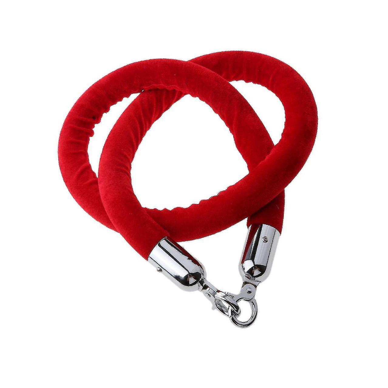 1.5m Corda di velluto Crowd Control Stanchion Post Queue Line Barrier