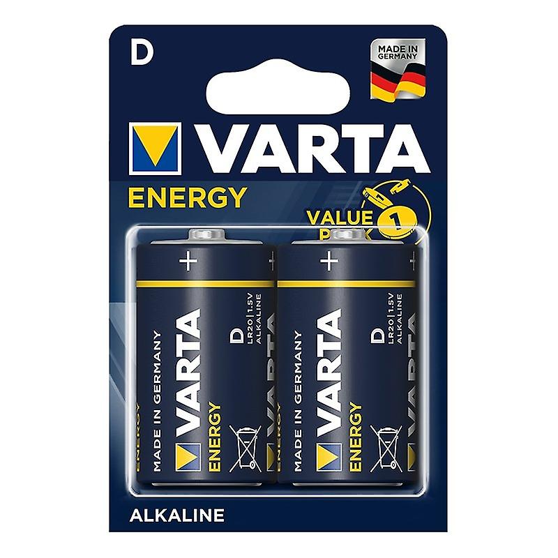 Varta Energy D alkáli elemek 2 db buborékfóliában