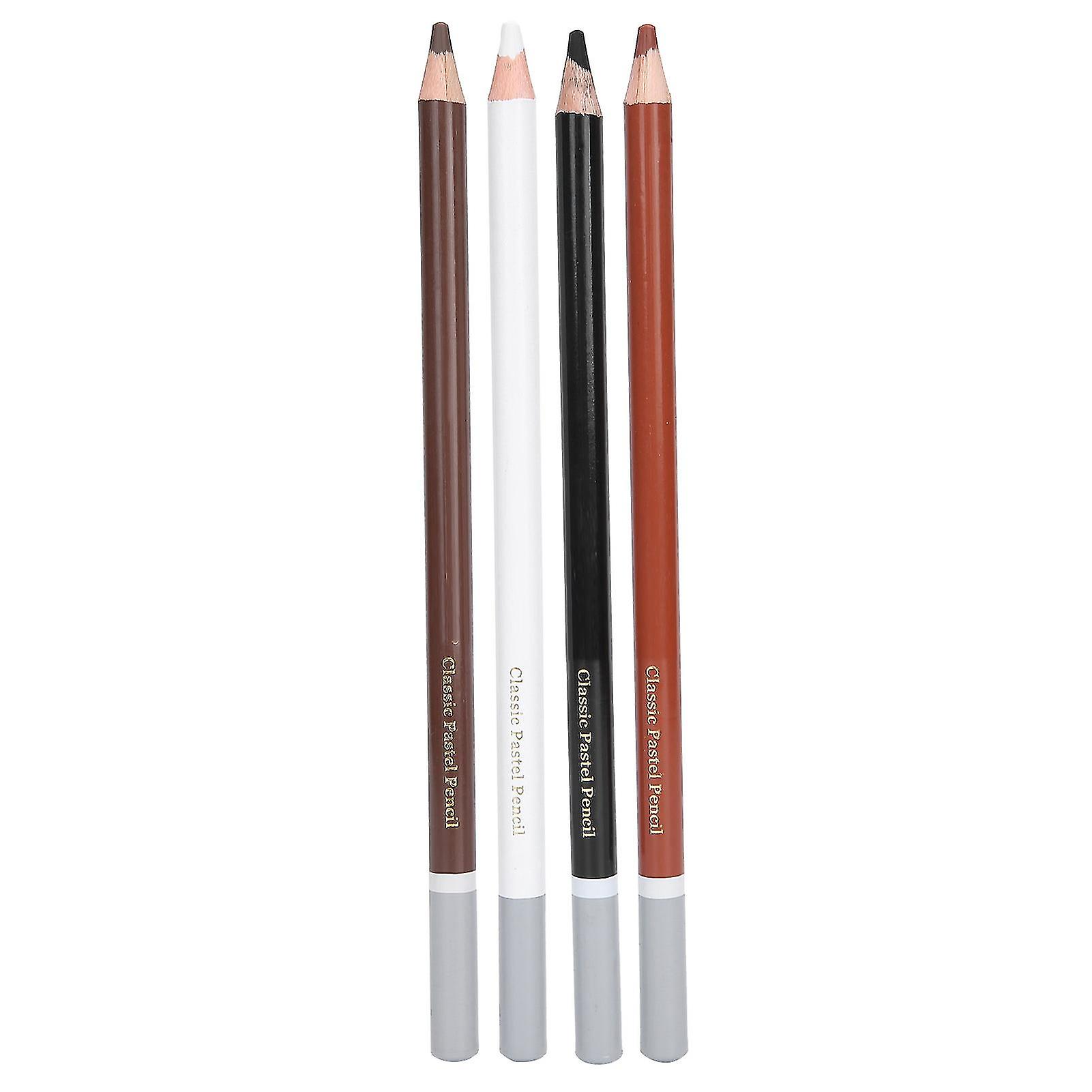Charcoal Pencils Set - 4PCS for Sketching, Shading - Beginners Artists Use