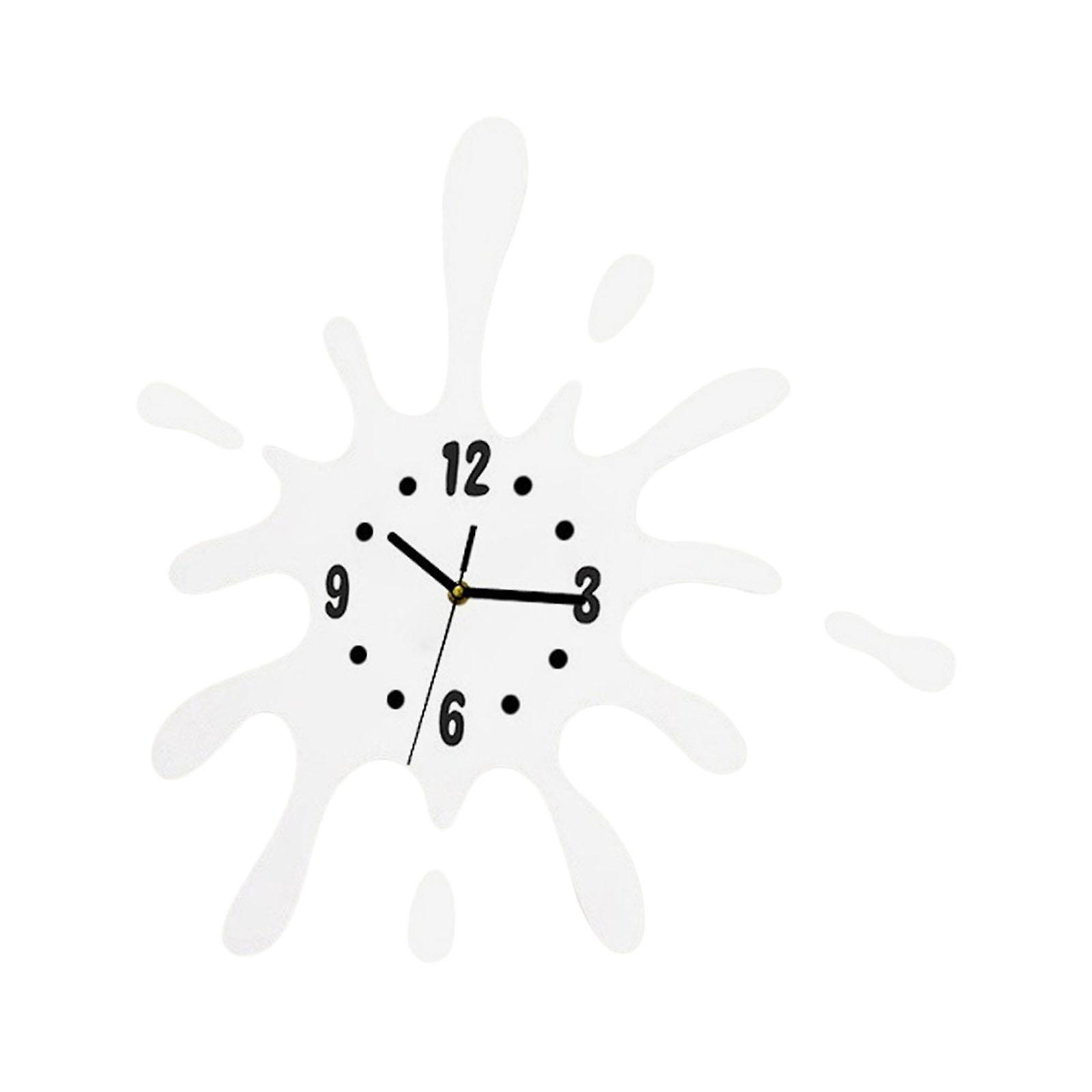 Hängande vattendroppe väggklocka dekorativ klocka för inflyttningsbar sovrum