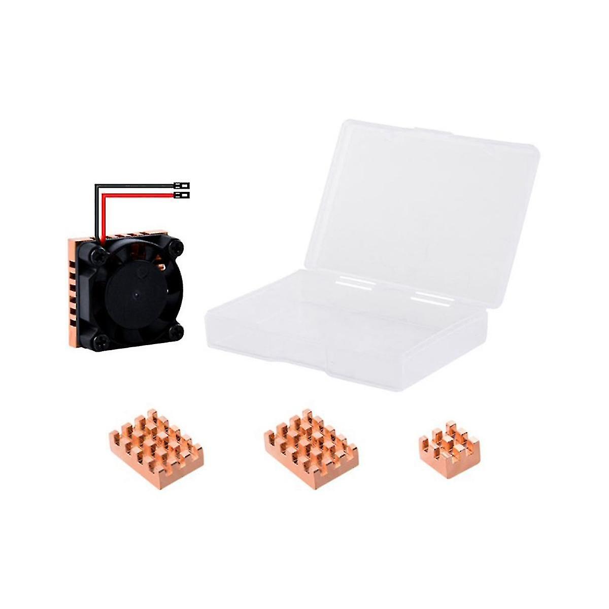 For 5 Plus Motherboard Heat Sink Development Board Heat Conduction Cooling Radiator With Fan