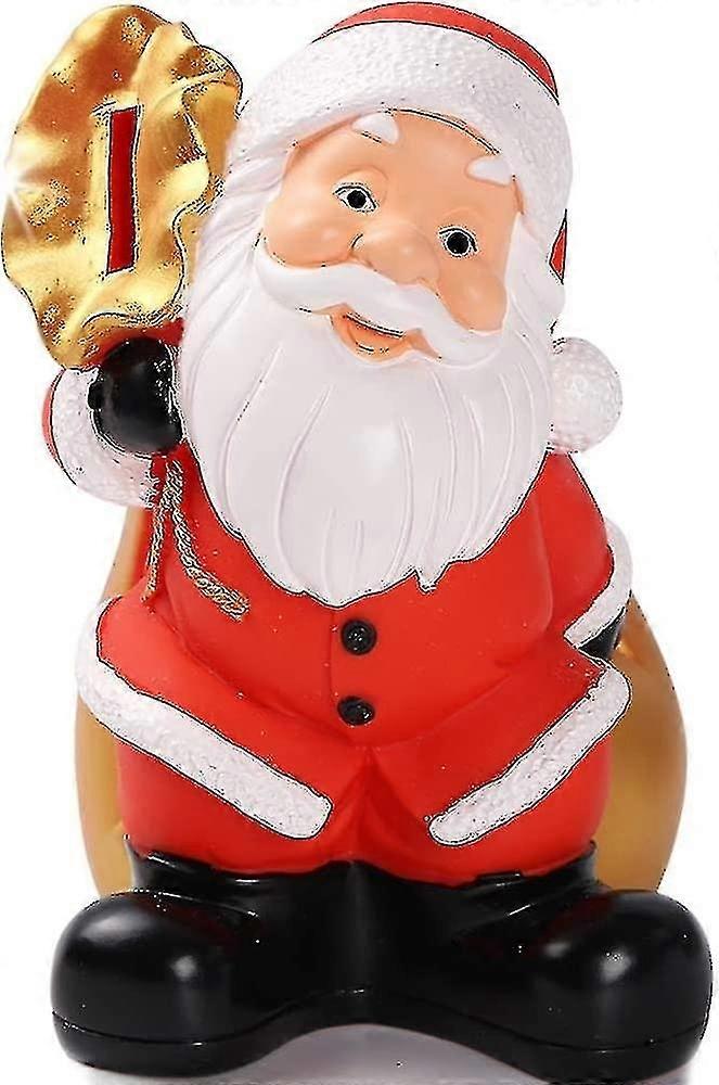 クリスマス貯金箱、サンタ貯金箱、割れにくいクリエイティブ貯金箱、1000枚のコインを収納可能