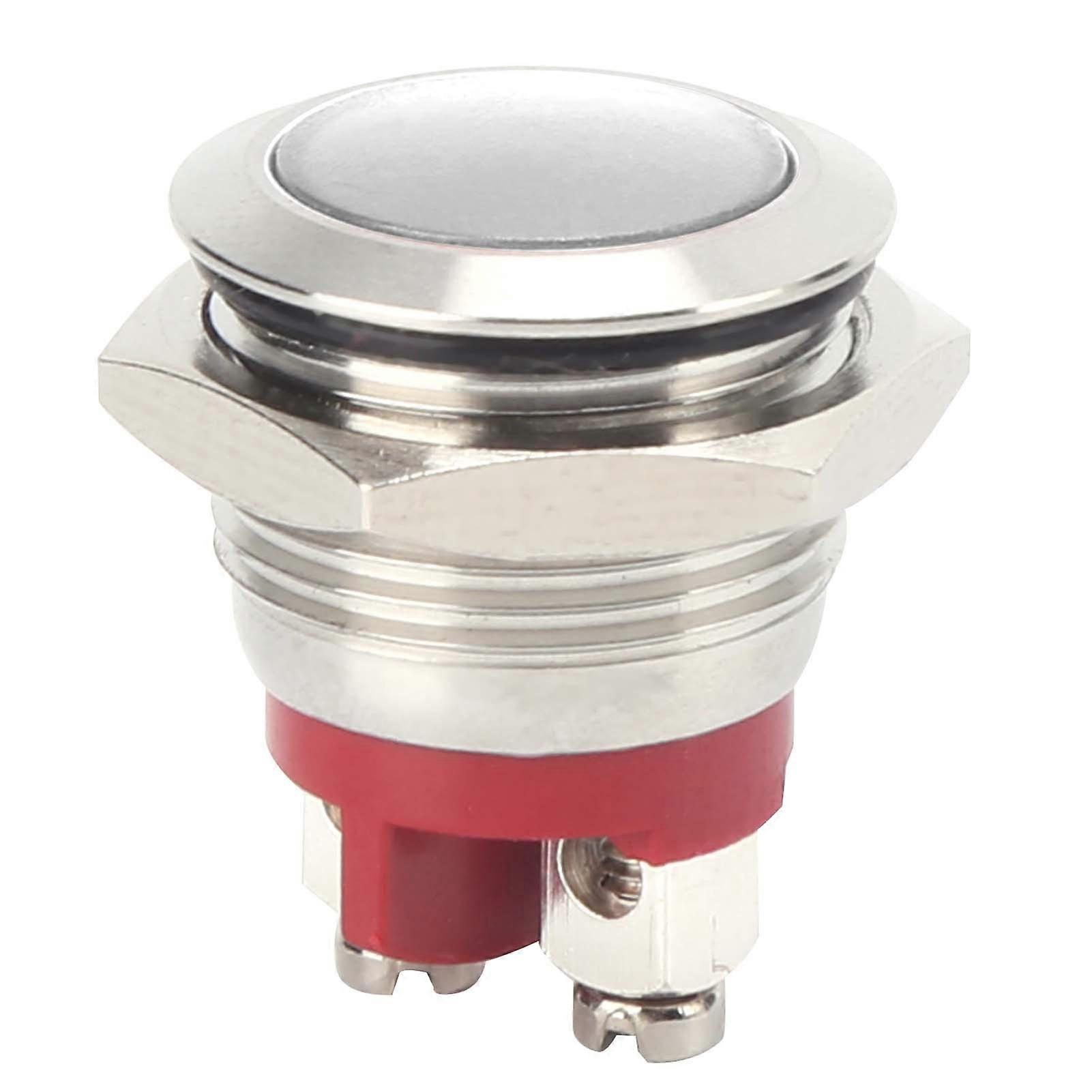 0.6in LED Indicateur Lumineux Signal Lumineux Base ignifuge IP66 Imperméable à l’eau Universel (Blanc)