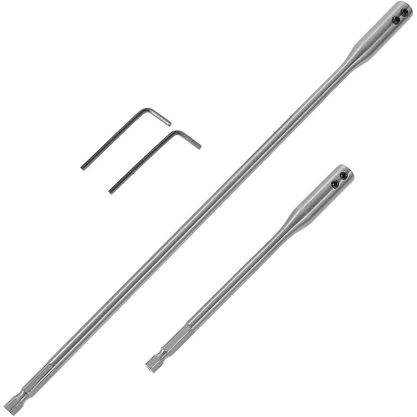 1 Set Extension Drill Bit Set High-Carbon Steel 150/300mm Drill Bit Drill Extension with Wrenches