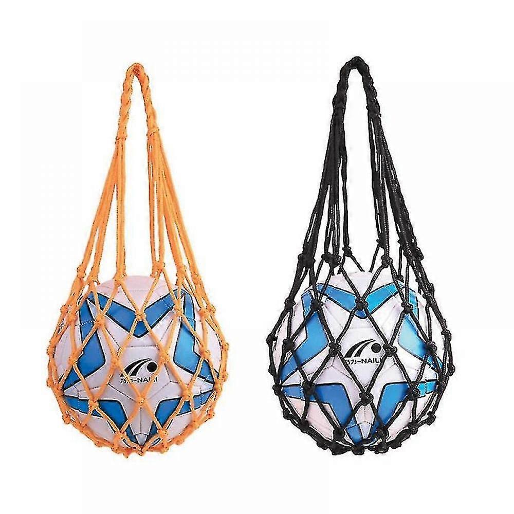 2 Pack Net Basketball Carrying Bag Portable Mesh Basketball Straps