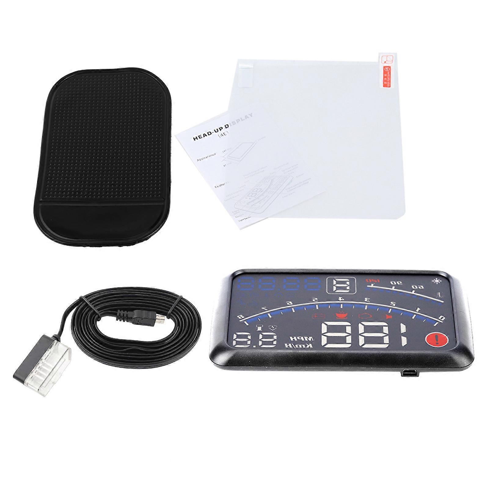 Universal HUD Car Display MPH/KM/h Speed Limit Warning Plug &amp; Play NO.45302