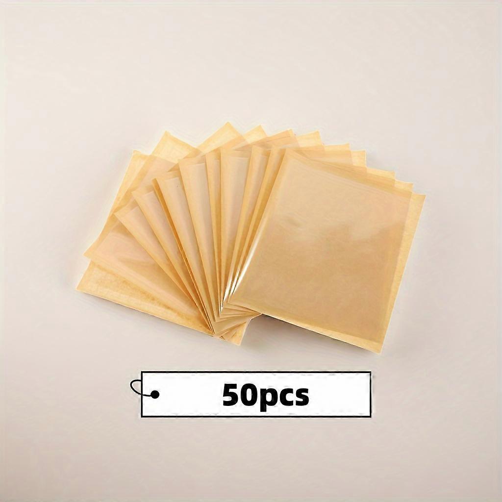 50/100pcs Sealable Bakery BagsSealable Bakery Bags With Window For Egg Sandwich, Donut, Cookies Packaging, 7.1x7.5 Inches Clear Front Paper Treat Bags