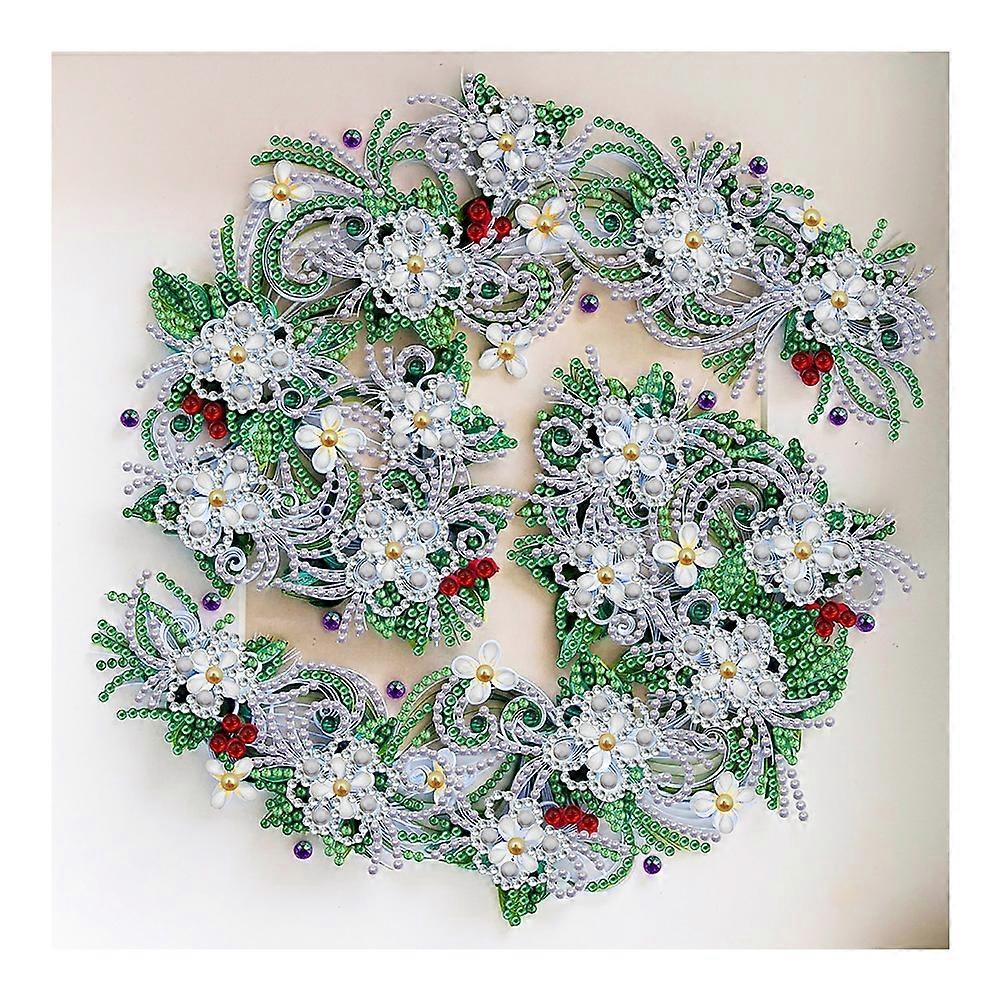 5D DIY Mosaic Partial Drill Special Shape Diamond Flower Resin Painting Kit Rhinestone Drawing Home Art Craft Bedroom Decoration