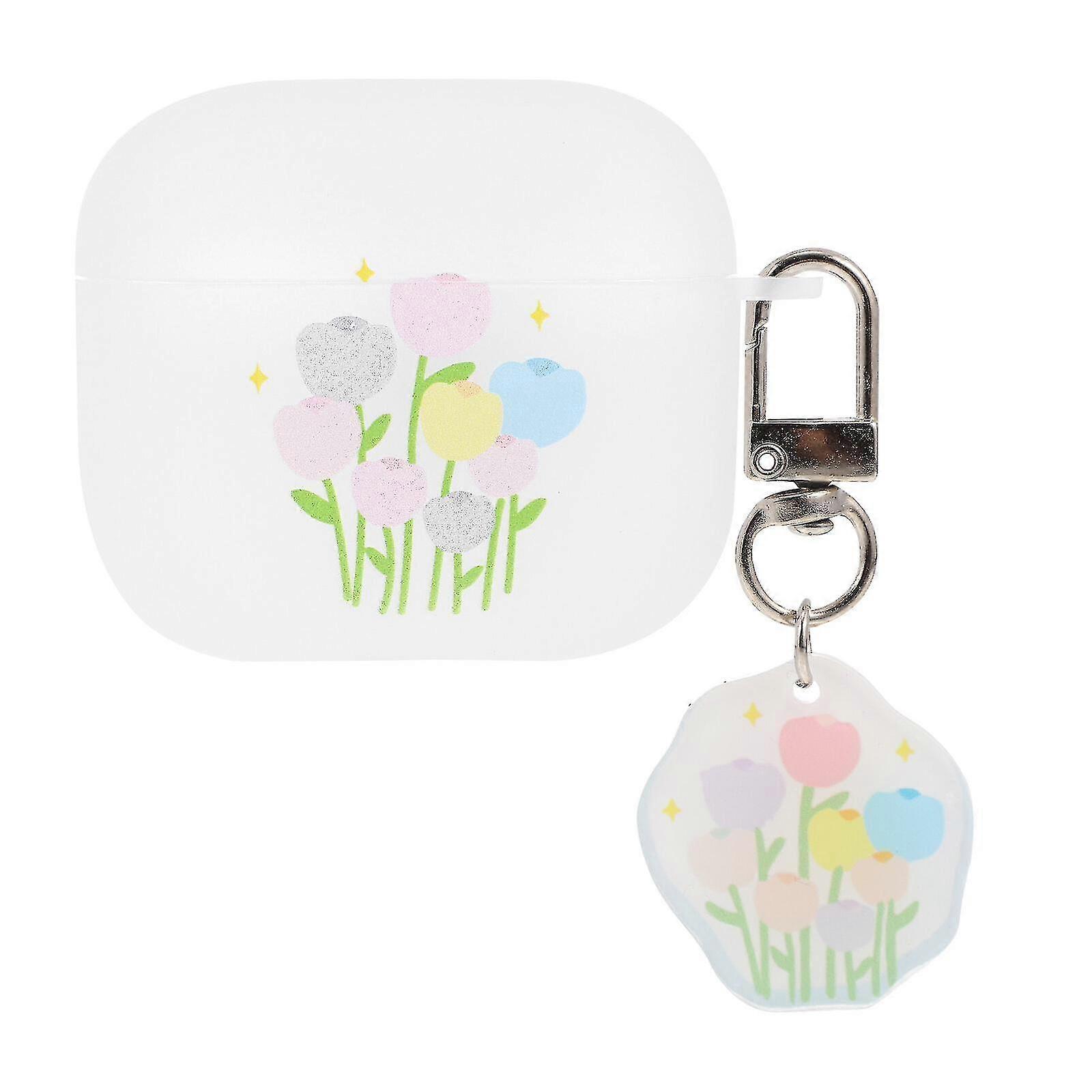 Delicate Flower Pattern Wireless Earphone Cover Compatible For Airpods 3