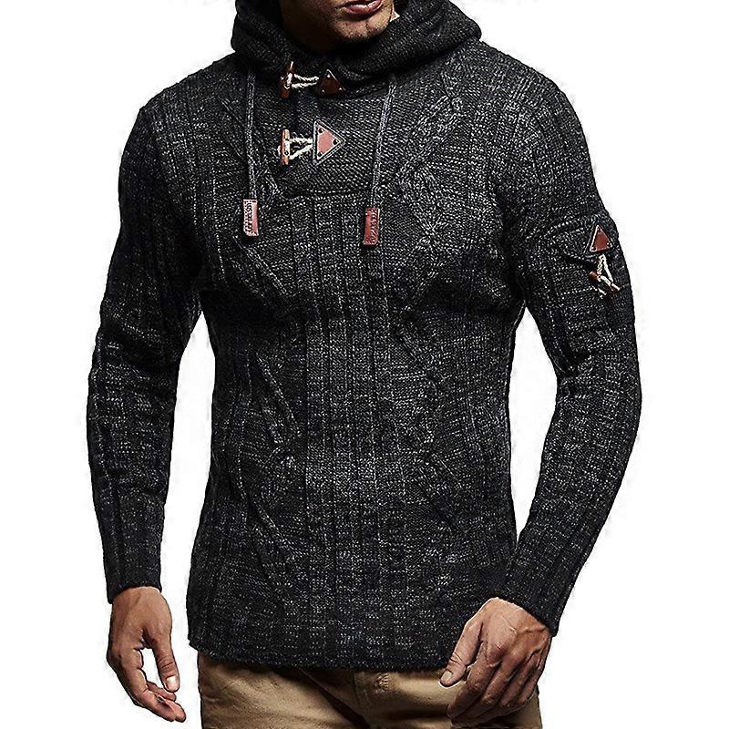 Herbst Winter Herren Kapuzenpullover Herren warme Strickpullover Pullover