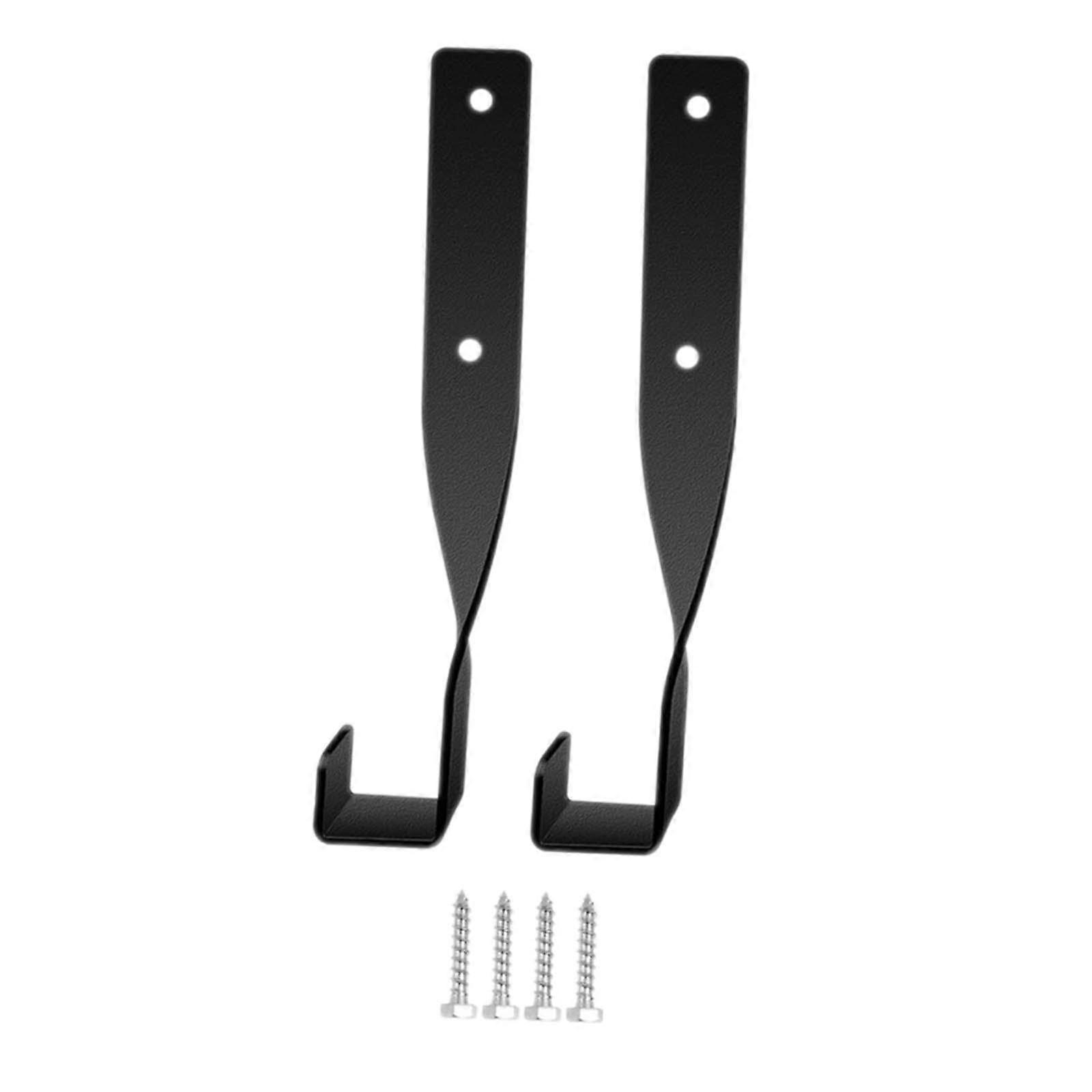 Chainsaw Storage Rack Hooks Utility Hooks Hardware Black Garage Tool Storage 2Pcs