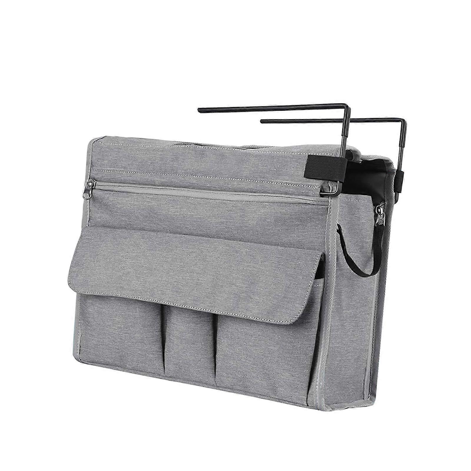 Under Hanging Desk Organizer Desk Mounted Storage Pouch for Office Desk Home