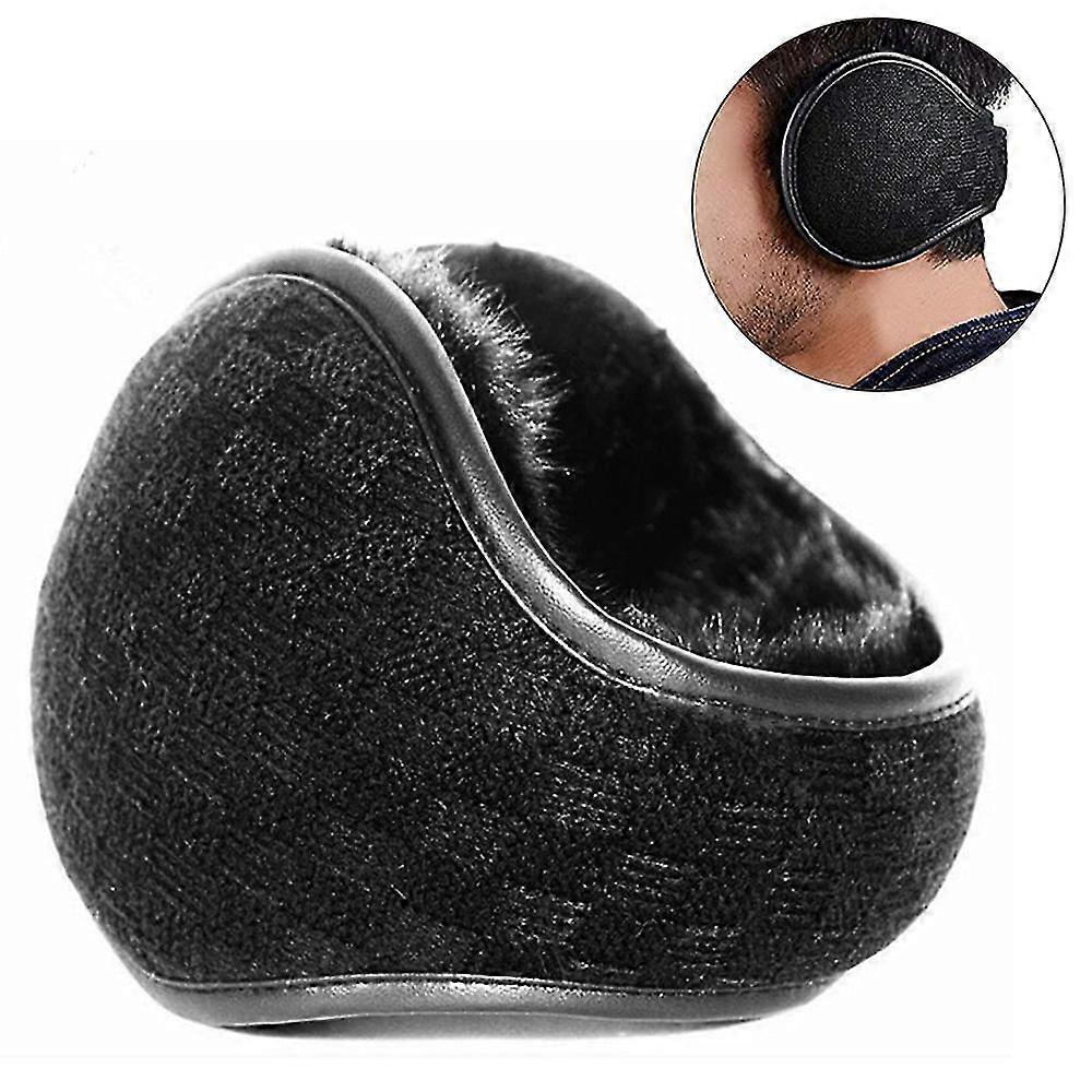 Knitted Wool Plush Earmuffs For Men/women,adjustable Foldable Earmuffs