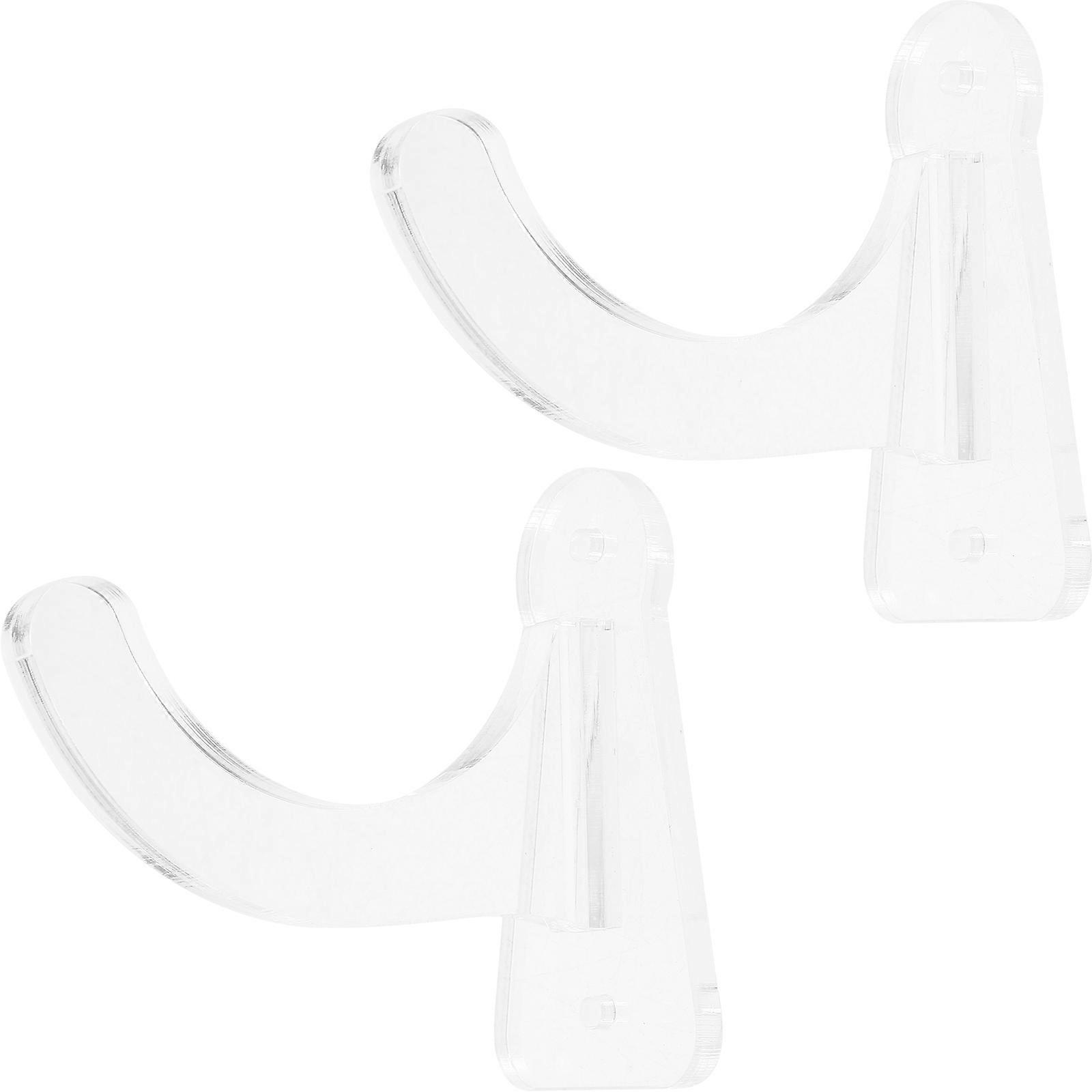 野球バットディスプレイラックアクリルクリアバット収納ホルダー壁掛け野球バットスタンド1セット