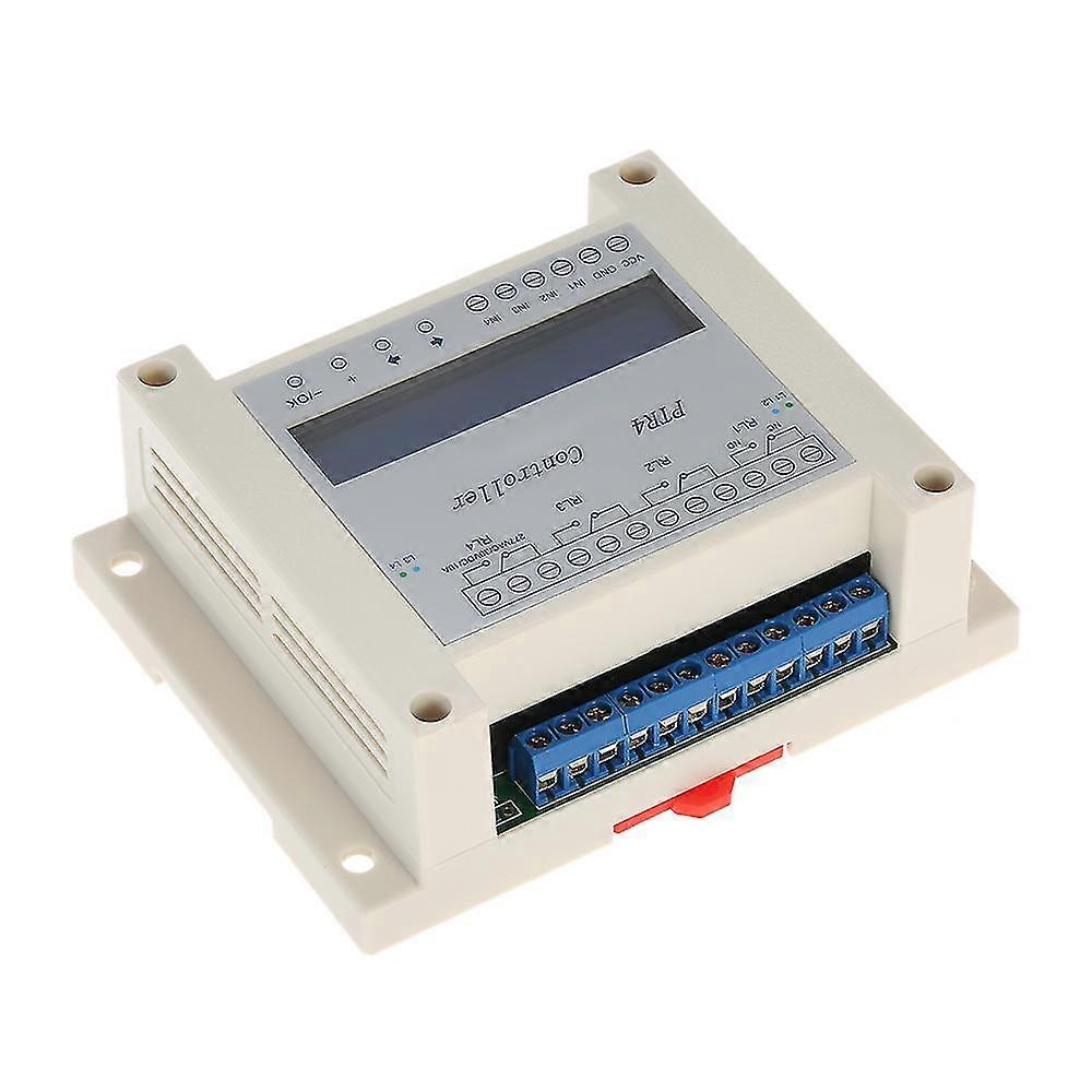 DC6-40V 4-Channel Programmable Digital Time Relay Timer Controller Delay Switch Module Independent Timing Cycle LCD Display