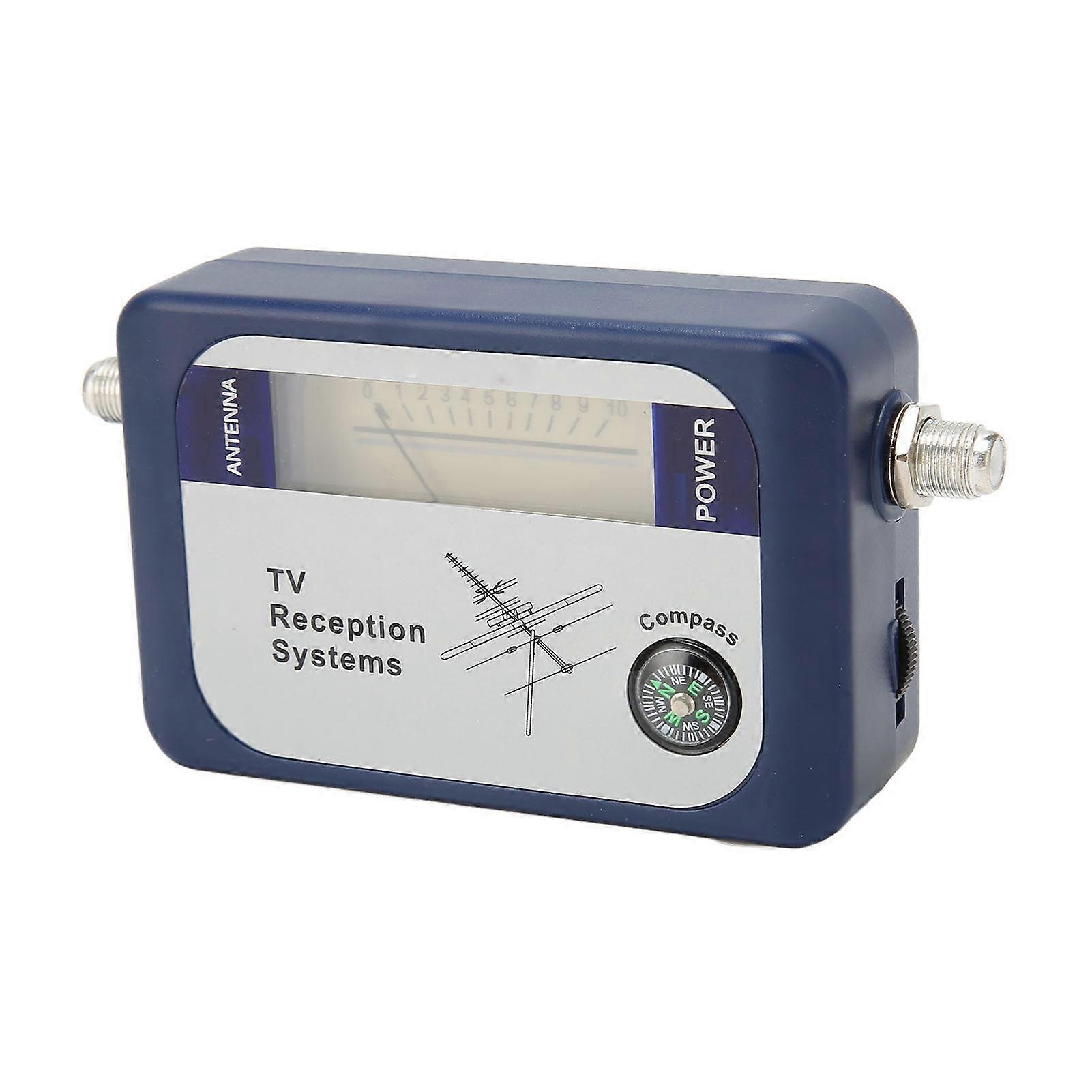 Digital TV Signal Finder High Accuracy Backlight Mini TV Antenna Signal Strength Meter for Satellite Signal