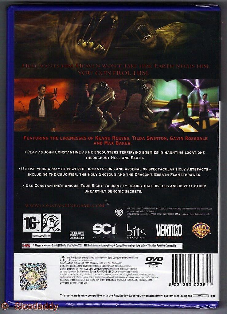 Jeu Constantine PS2 – Version Promo Press PAL EUR, CD Seul, Bon état
