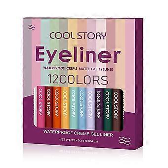 Gel Eyeliner Metalliced Colour Changing Eyeliner Colour Changing Shimmering Long Lasting Waterproofed Eyeshadow Pencil