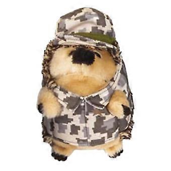 Soldier Hedgehog Dog Toy Plush