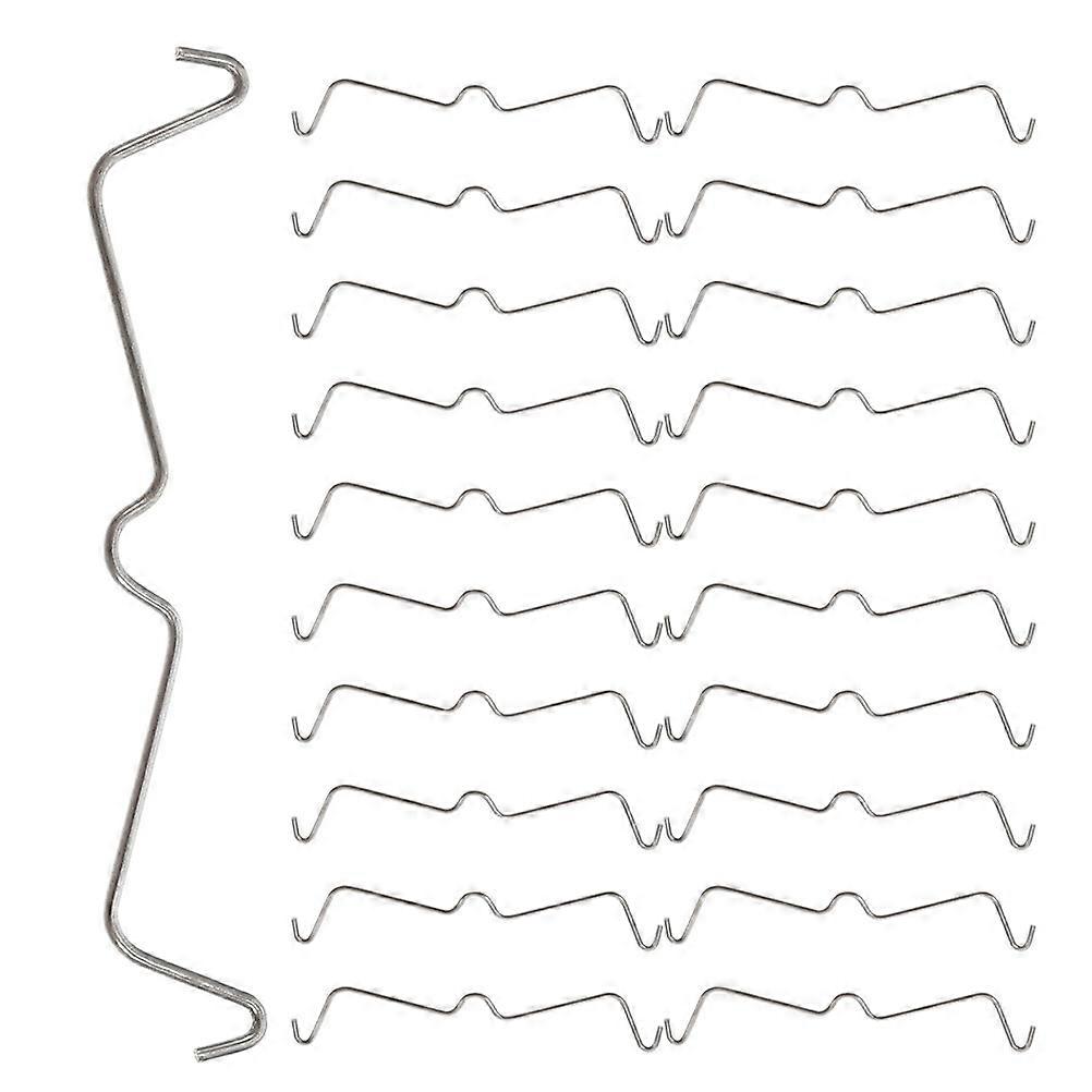 60pcs Pegboard Hooks Stainless Steel Peg Locks Peg Hook Locks Pegboard Clips