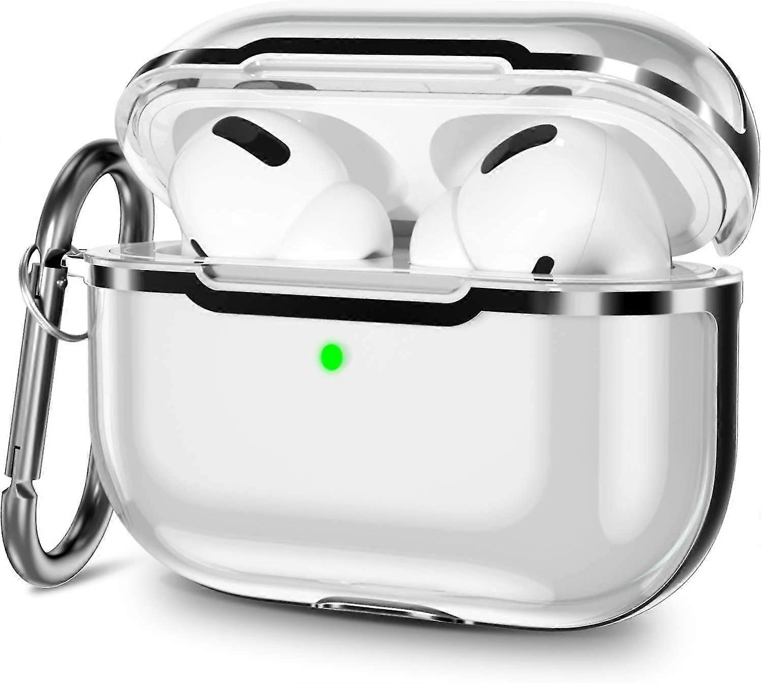 Compatible With Airpods Pro Case Clear Cover With Keychain