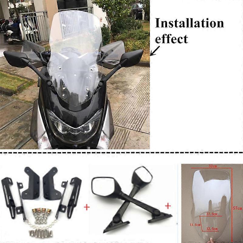 Modified Motorcycle Nmax nmax155 nmax adjustable windscreen windshield wind screen deflectors for nmax155 nmax 150 2016-2019