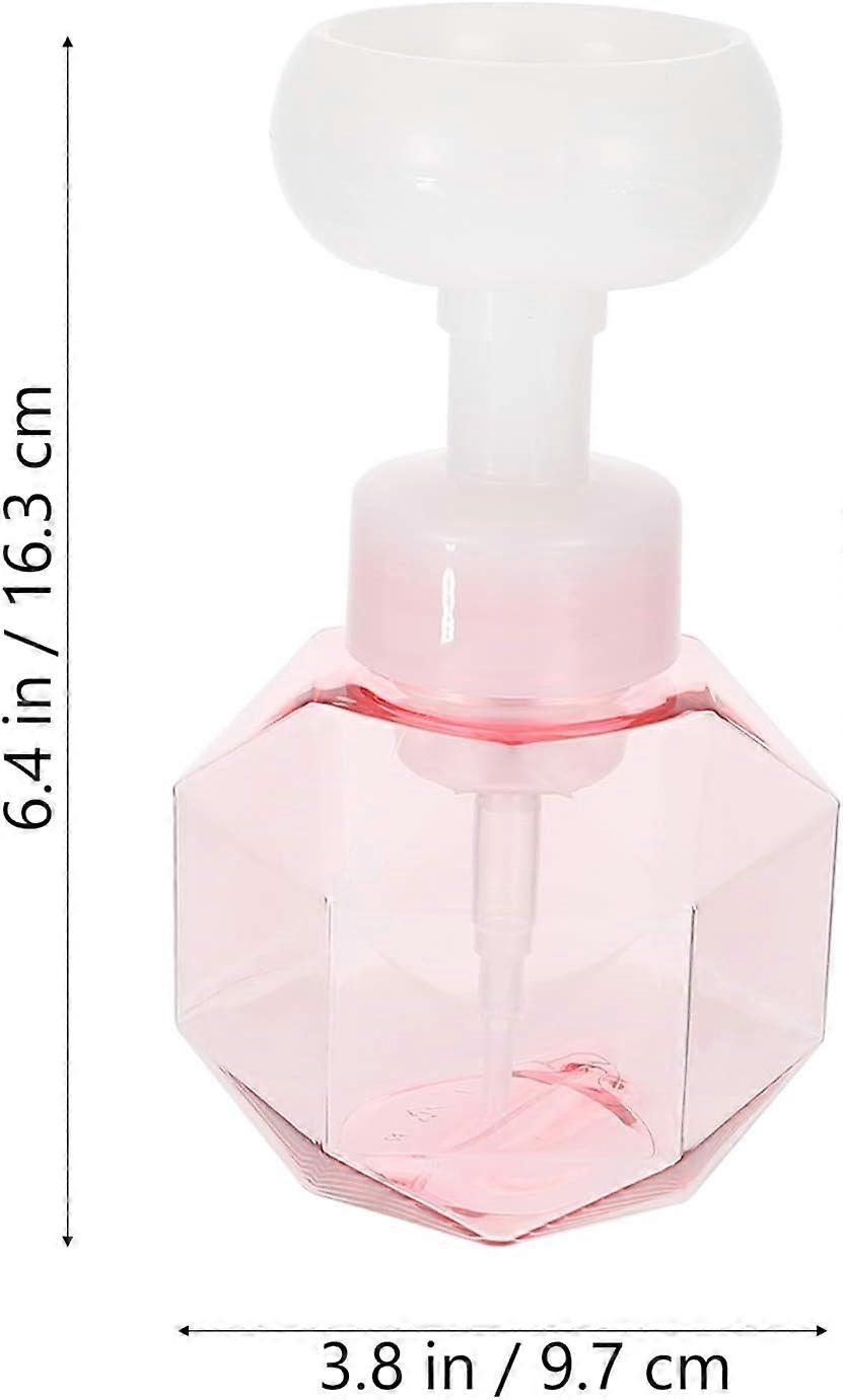 Foam Dispenser Flower Shape Transparent Foaming Pump Vacuum Refillable Liquid Foam