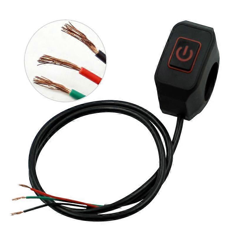 Waterproof Horn Handlebar Push Button On Off Switch Outdoor Lighting Motorcycle Betterlifefg
