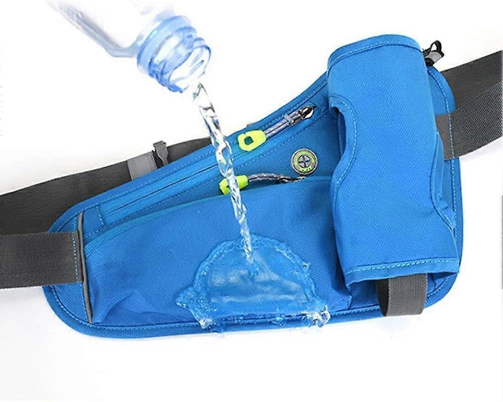 Gürteltasche mit Wasserflaschenhalter Gürteltasche Gürteltasche mit Wasserflaschenhalter für Frauen Männer Laufen Gehen Wandern Radfahren Reisen un...
