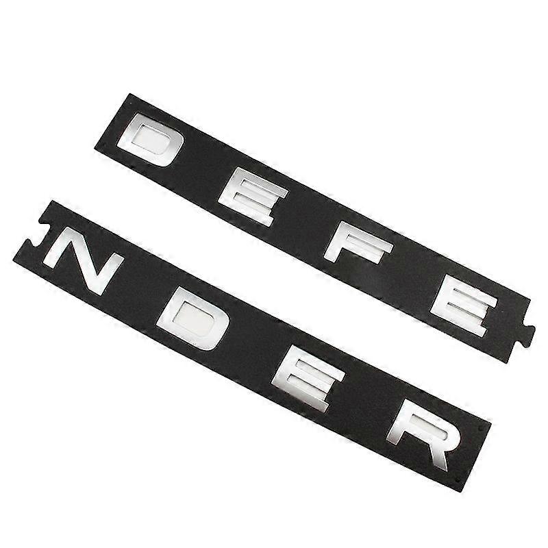 3d Abs Defender εμβλήματα γράμματα αυτοκίνητο μπροστινή κουκούλα πίσω πορτμπαγκάζ αυτοκόλλητο για Land Rover L663 Trx4 Trx 4 110 2020 2021 Αξεσουάρ