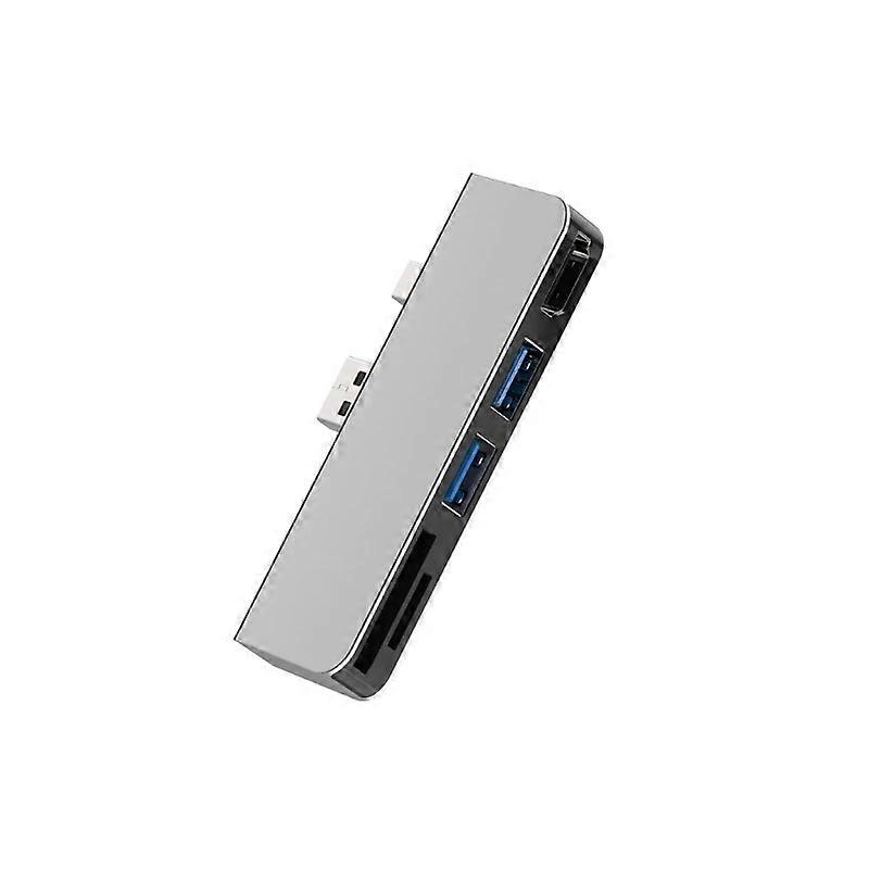 H7JF 5 in 1 Type C HUB Docking Station Disk USB C to HDMI compatible Dock HDD SSD Power Adapter for Surface Pro 4 5 6 Adapter