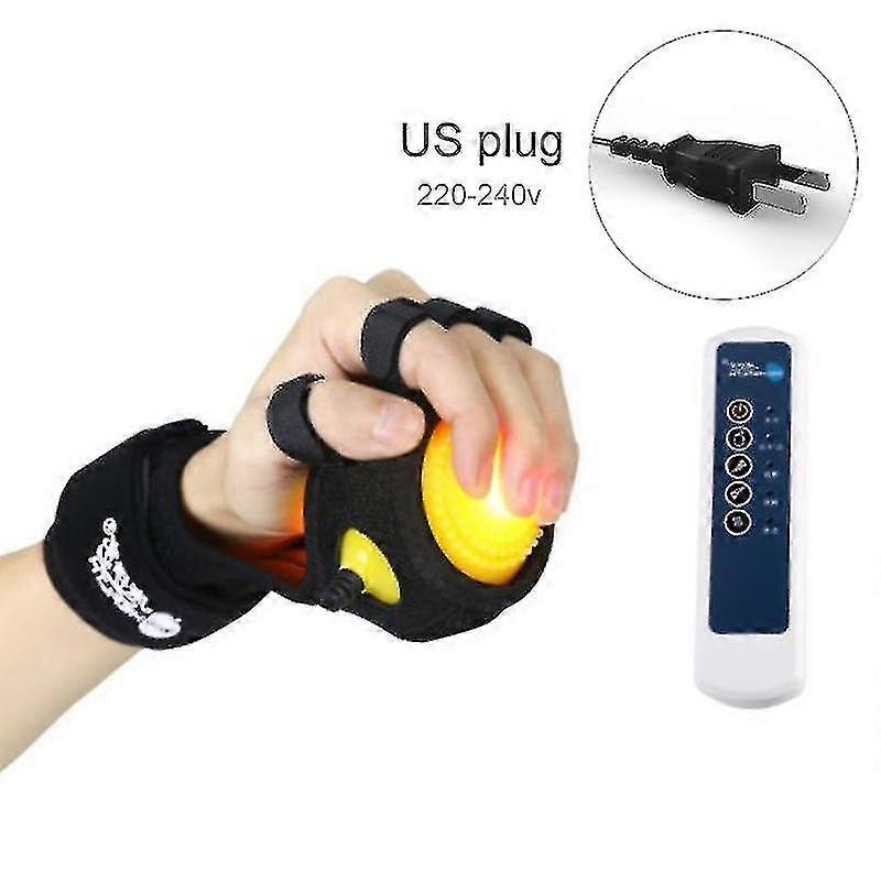 Elektrisk handmassager infraröd terapi Uppvärmning Stroke Hemiplegi Finger Rehabilitering Utbildning Dev