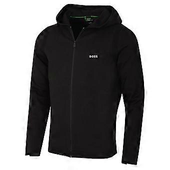 Suéter de Algodão Respirável com Zíper Completo e Algodão Tex Flex Ever-X da Hugo Boss para Homens