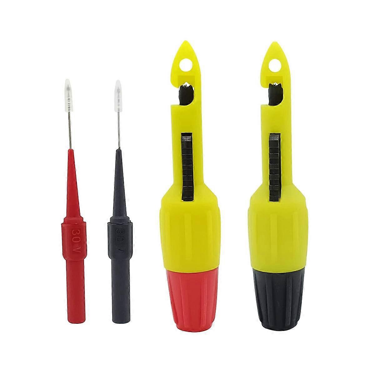 2er-Pack Draht-Piercing-Sonde Isolierung Piercing Clip mit isolierter Draht-Piercing-Sonde, Inspektion o