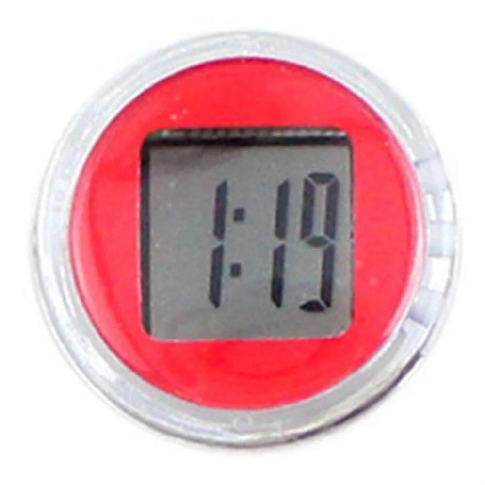 Mini Motorcycle Digital Clock New Paste Type Waterproof Mini Instruments