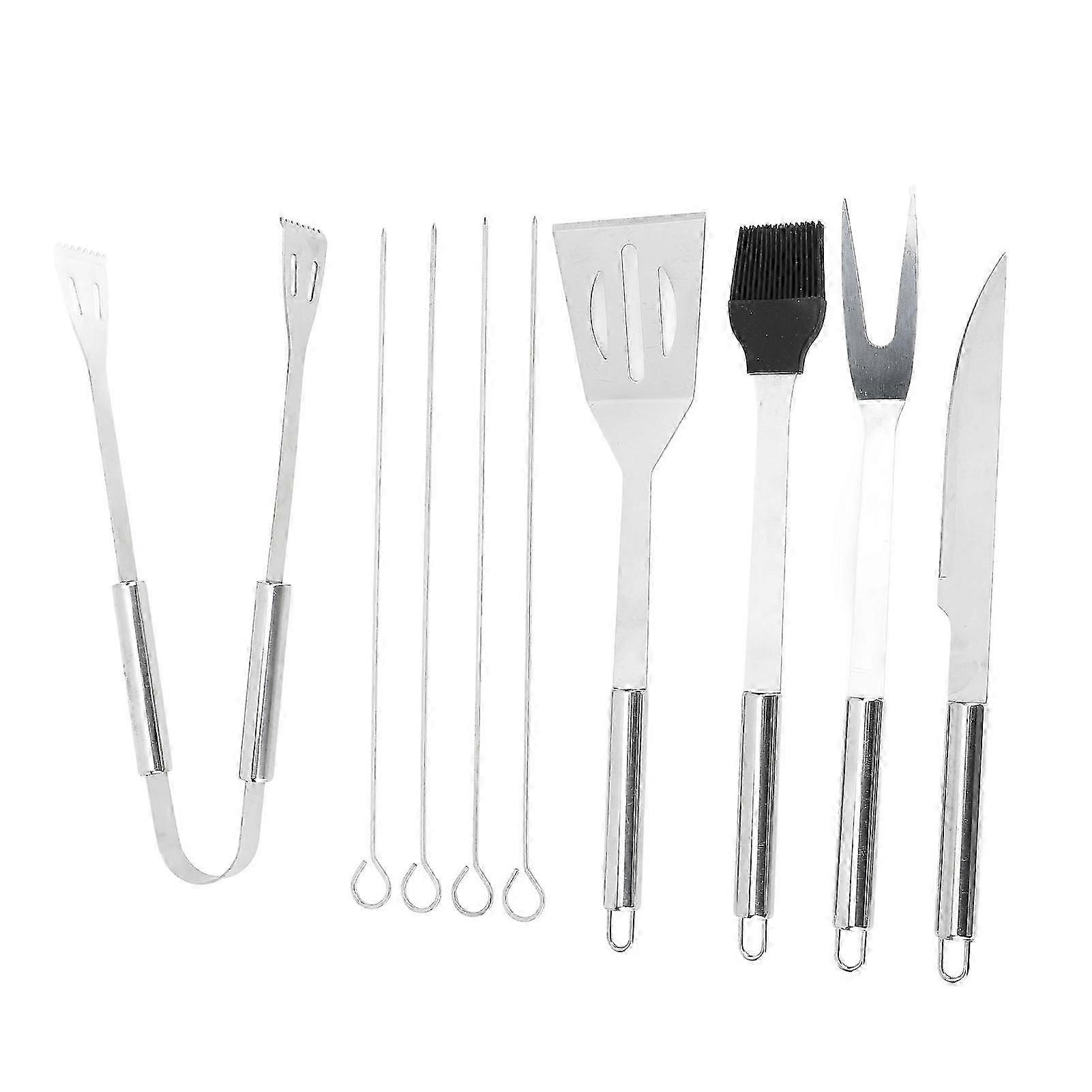 KOOKI Pro Chef Stainless Steel BBQ Tool Set – Includes Skewers, Tongs & Spatula