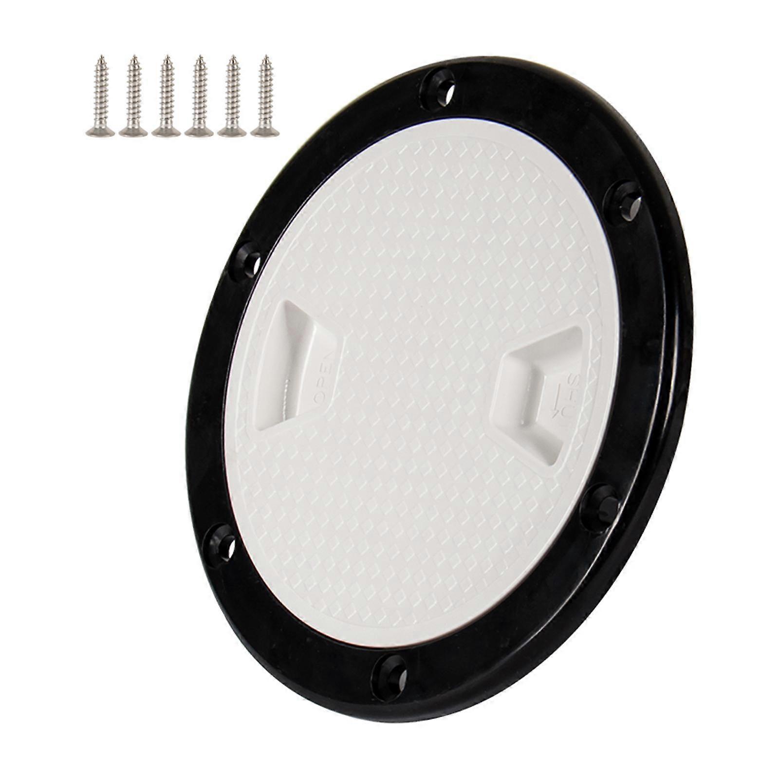 Marine Inspection Hatch Deck Plate Easily Install Round Sturdy Accessories